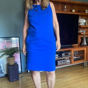 DVF BLUE COCKTAIL DRESS